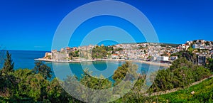 Panorama of Ulcinj town in Montenegro