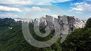 Panorama of Urbasa mountain photo