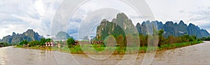 Panorama of Vang Vieng