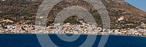 Panorama of Vathy, capital of Samos