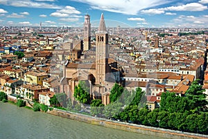 Panorama of Verona, Itali