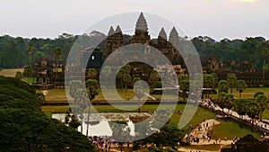 panorama view of Angkor Wat in Siem Reap