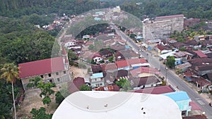 Panorama view antena sectoral radio