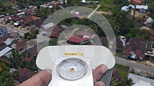 Panorama view antena selular indosat