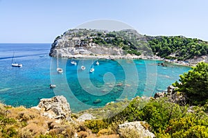 Panorama view for Anthony Quinn sea bay