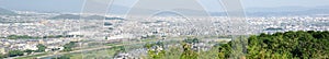 Panorama view of Arashiyama