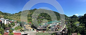 Panorama view of Banaue valley in Ifugao, Philippines