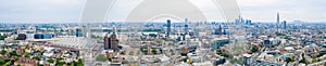 Panorama  view of the beautiful city of London in the United Kingdom