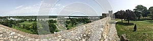 Panorama view from the Belgrade Fortress
