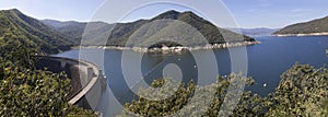 The panorama view of Bhumibol Dam