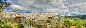 Panorama view of Caltagirone, Sicily
