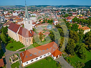 Panorama view of citadel of Targu Mures in Romania