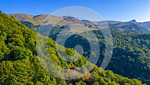 Panorama view of Dilijan national park in Armenia