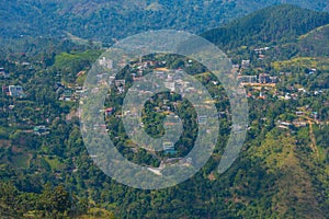 Panorama view of Ella at Sri Lanka