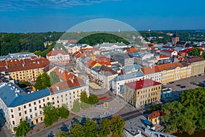 Panorama view of Estoniam town Tartu