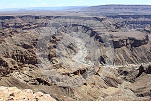 Panorama view Fish River Canyon, Namibia