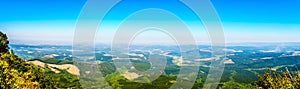 Panorama View from God`s Window over the lowveld along the Panorama Route in Mpumalanga Province