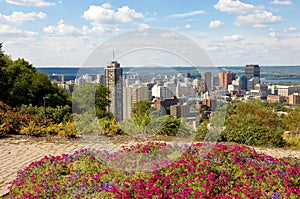 Panorama view of Hamilton, Canada.