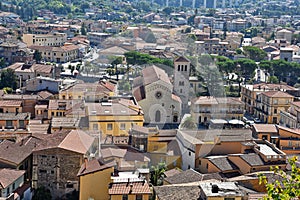 The medieval town of Sora in the province of Frosinone, Italy. photo