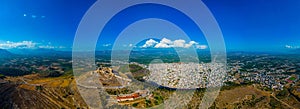 Panorama view of Larissa castle near Greek town Argos