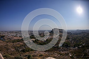 Panorama view of Mehrangarh Fort in Jodhpur