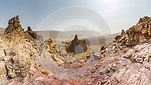 Panorama view the Mirador de La Ruleta in Tenerife photo