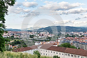 Panorama view of Ourense in Spain