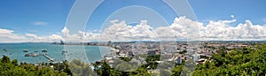 Panorama view point of Pattaya, Thailand