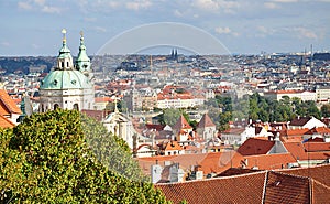 Panorama view, Prague, Czech Republic, Europe