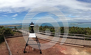 Panorama view from Rangitoto Island