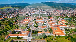 Panorama view of Romanian town Alba Iulia