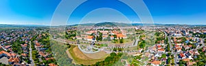 Panorama view of Romanian town Alba Iulia