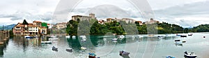 A panorama view of San Vicente de la Barquera