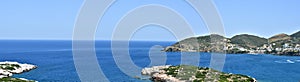 Panorama. The view of the sea. The Island Of Crete, Greece