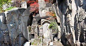 Panorama view of Seokbulsa Temple, Busan, South Korea