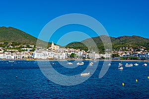 Panorama view of Spanish village Cadaques