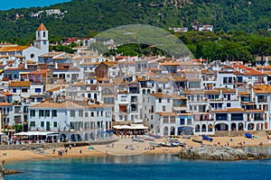 Panorama view of Spanish village Palafrugell