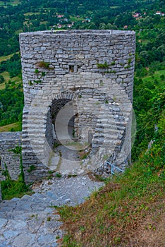 Panorama view of Srebrenik Fortress in Bosnia and Herzegovina