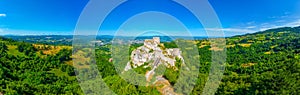 Panorama view of Srebrenik Fortress in Bosnia and Herzegovina