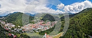 Panorama view of Trzic, Slovenia, Europe