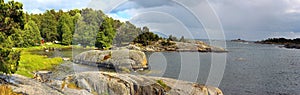 Panorama view in Uto island (Sweden) photo