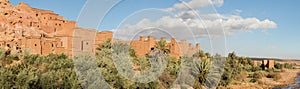 Panorama of the village of Ait Benhaddou