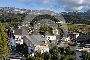 Panorama of the village of Villard de Lans
