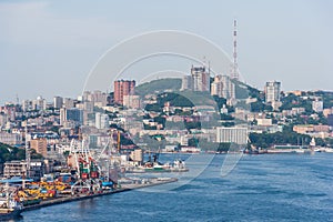 Panorama of Vladivostok, Russian Federation