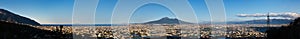 Panorama of volcano Vesuvio at dawn photo