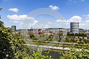 Panorama of Volklingen Ironworks in Saar