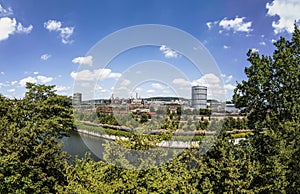 Panorama of Volklingen Ironworks in Saar