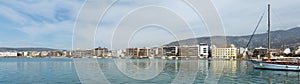 Panorama of Volos waterfront, Thessaly, Greece