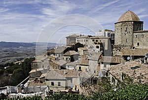 Panorama Volterra and Tuscany