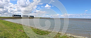 Wadden Sea near Lauwersoog, Friesland, Netherlands